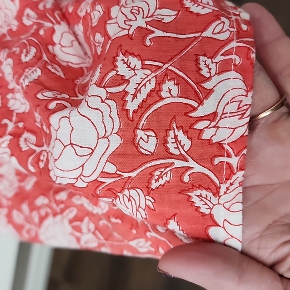 Madison Mathews High Waisted Floral Peach sz Large - Picture 6 of 10